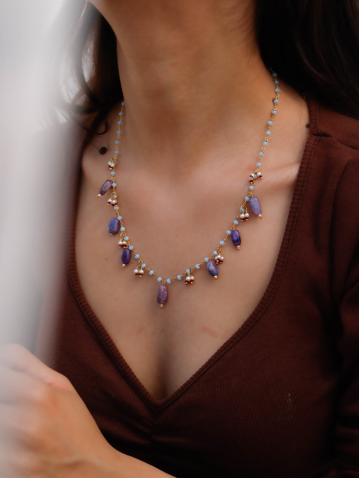 Danna Purple Necklace
