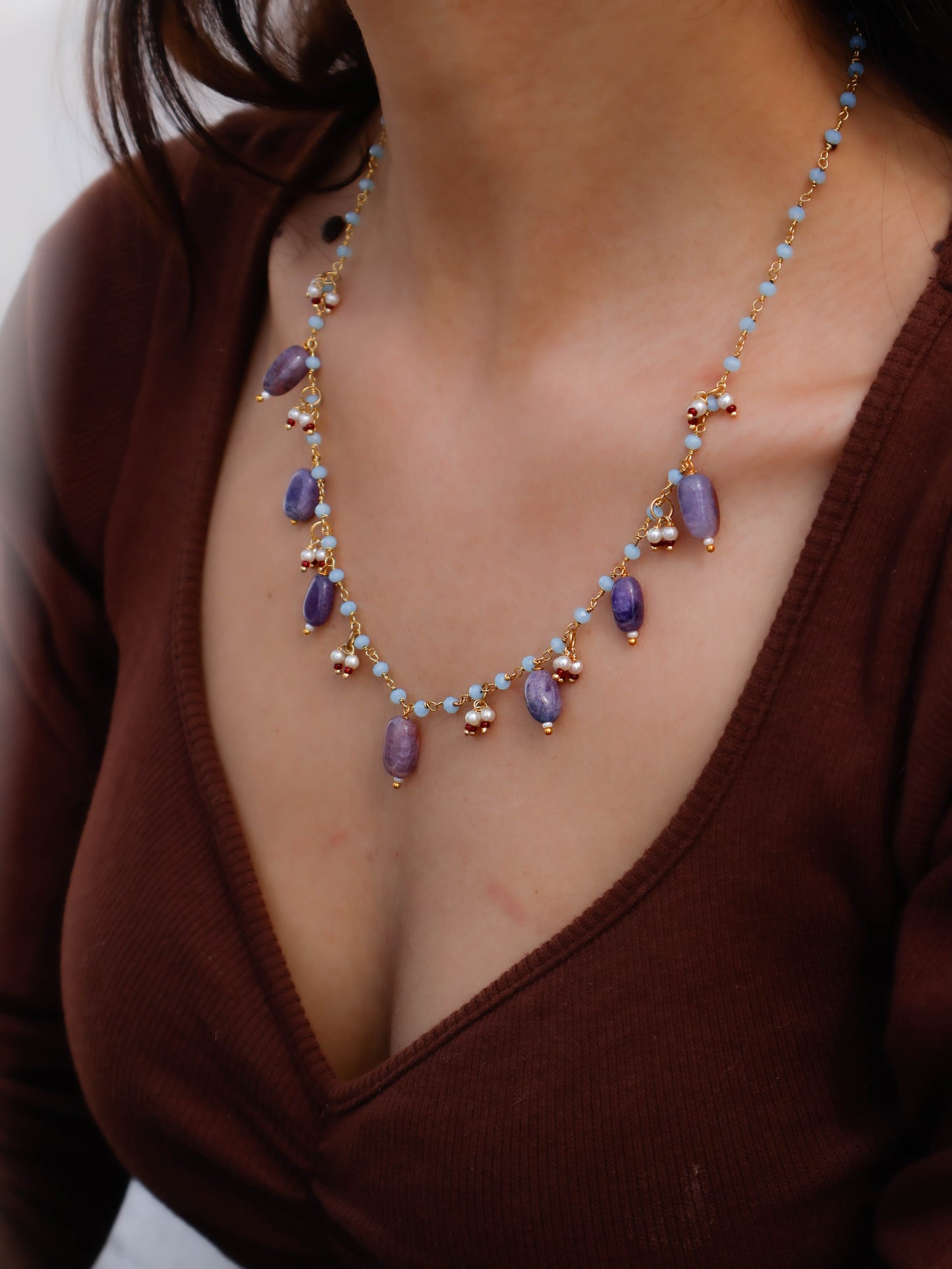 Danna Purple Necklace