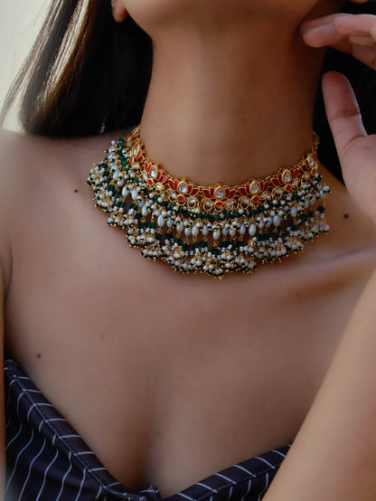 Elise Multicolored Kundan Necklace