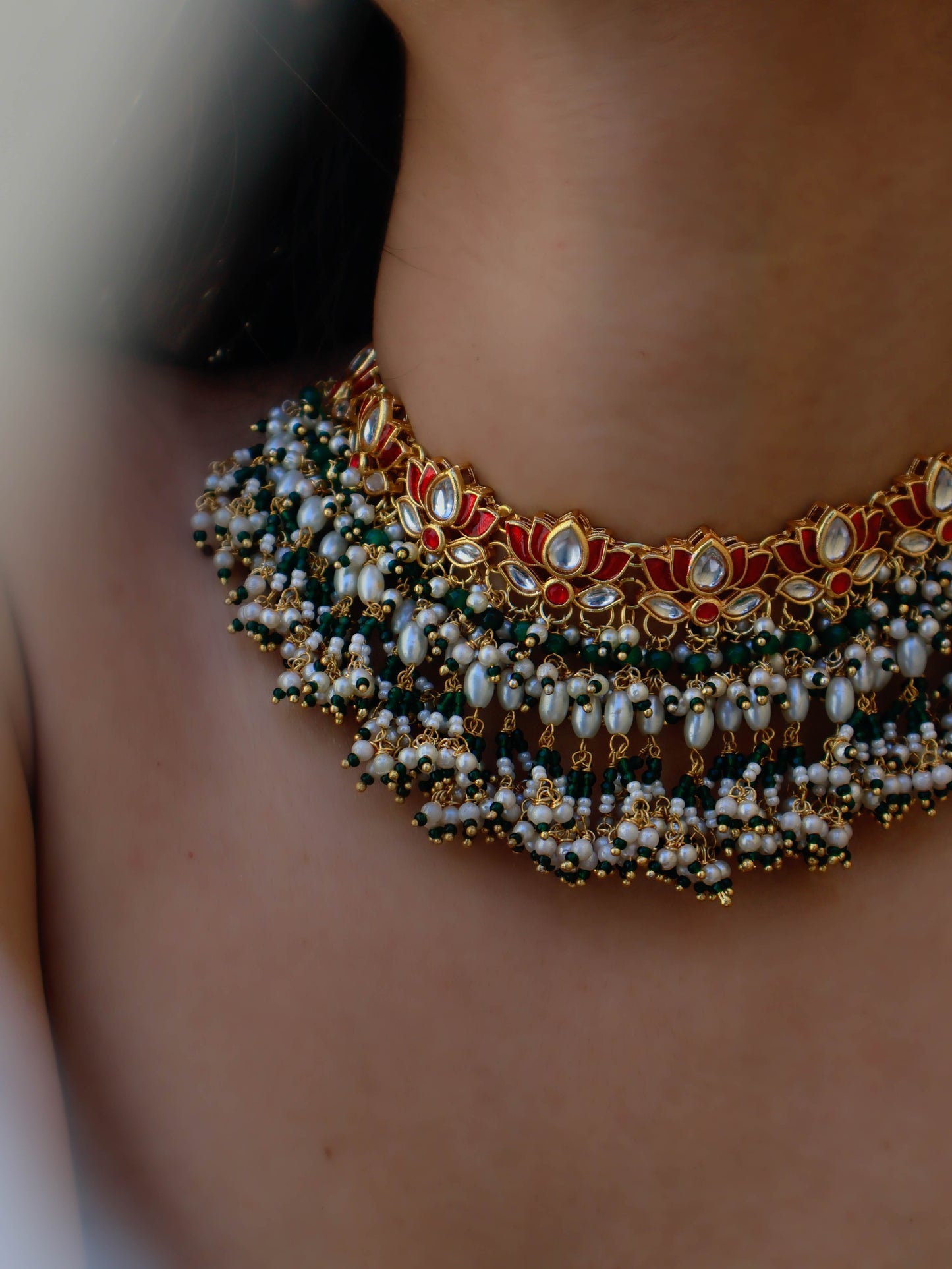 Elise Multicolored Kundan Necklace