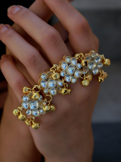 Manya Kundan Ghungroo Ring