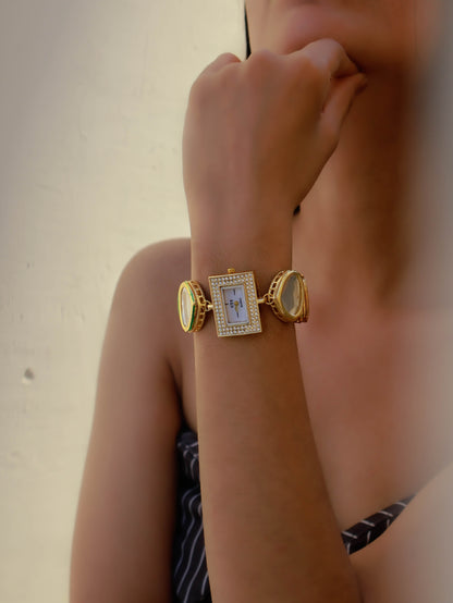 Faraah Kundan Wrist Watch