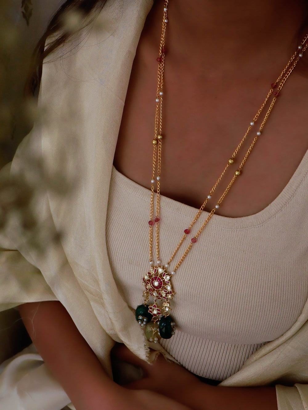 Preet Multicolored Long Necklace
