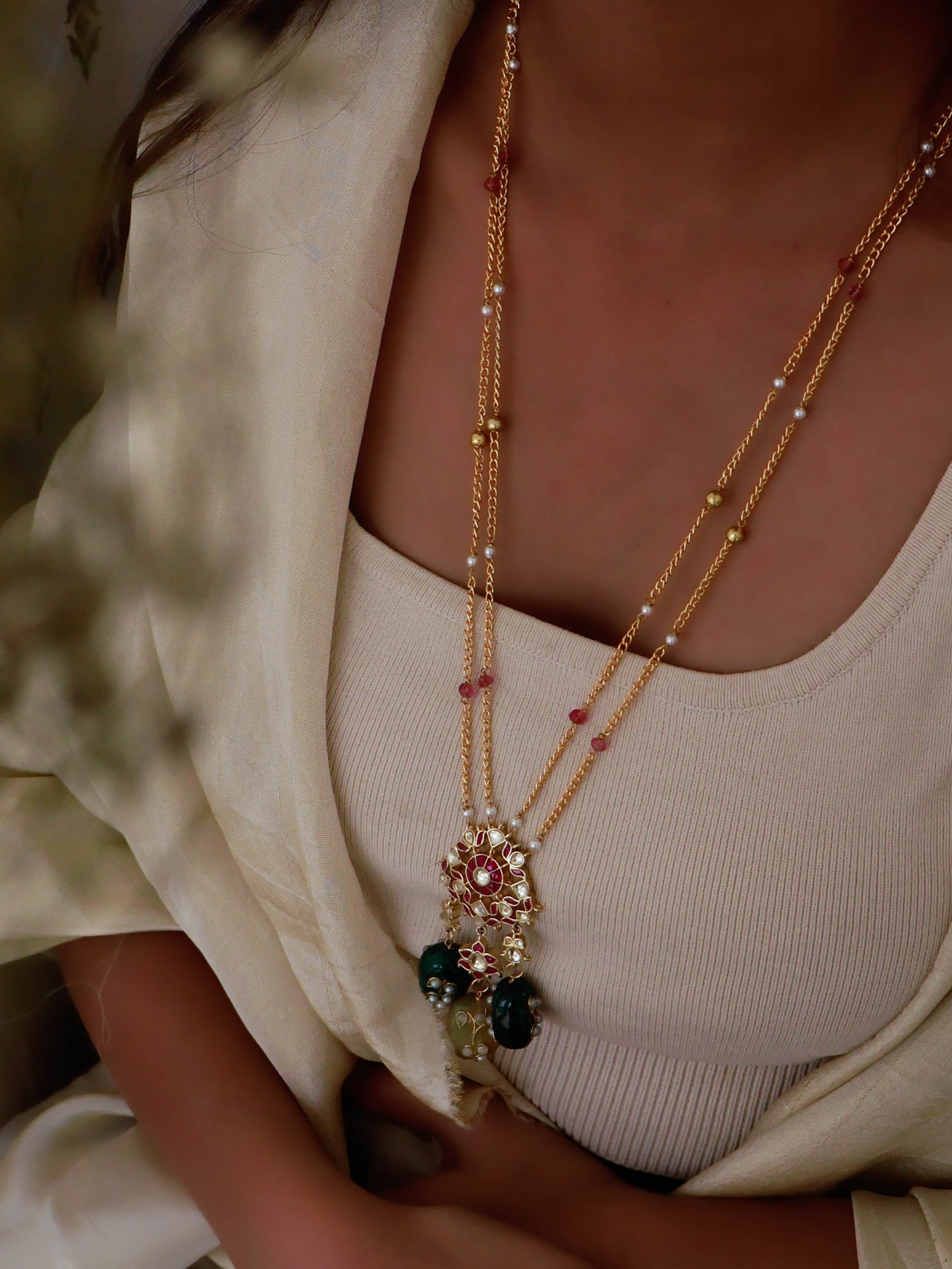 Preet Multicolored Long Necklace