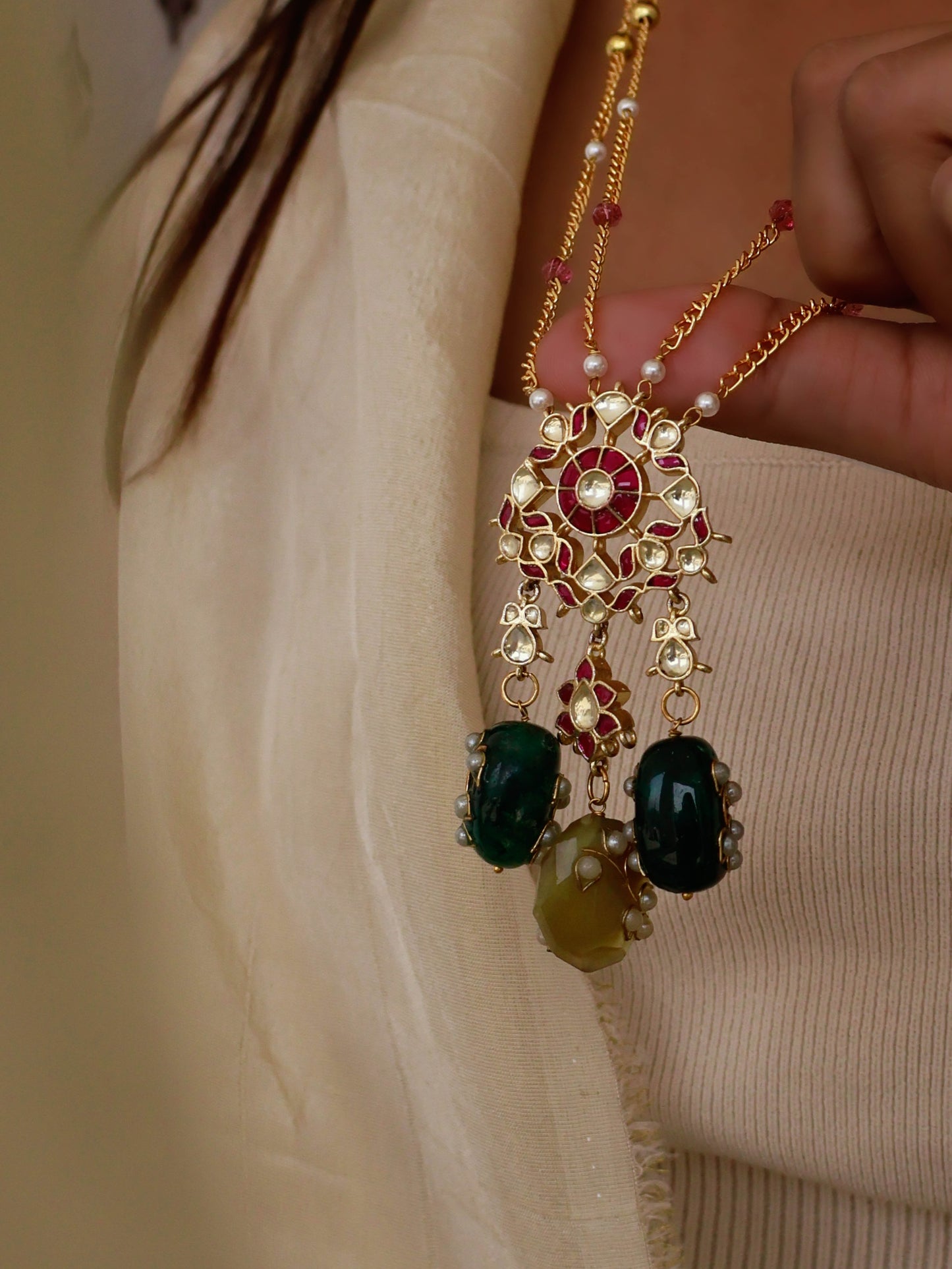 Preet Multicolored Long Necklace