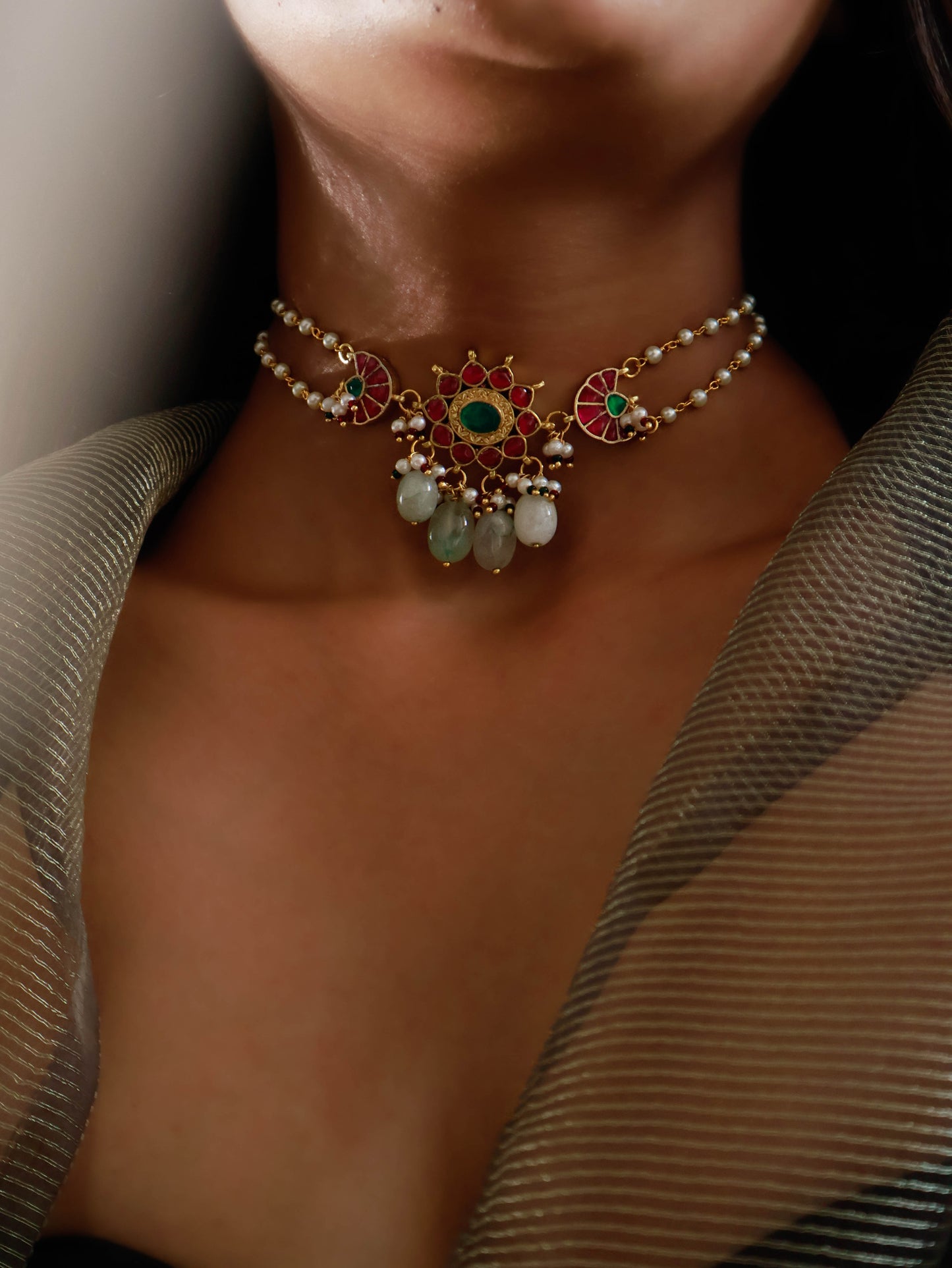 Molshri Kundan Choker Necklace