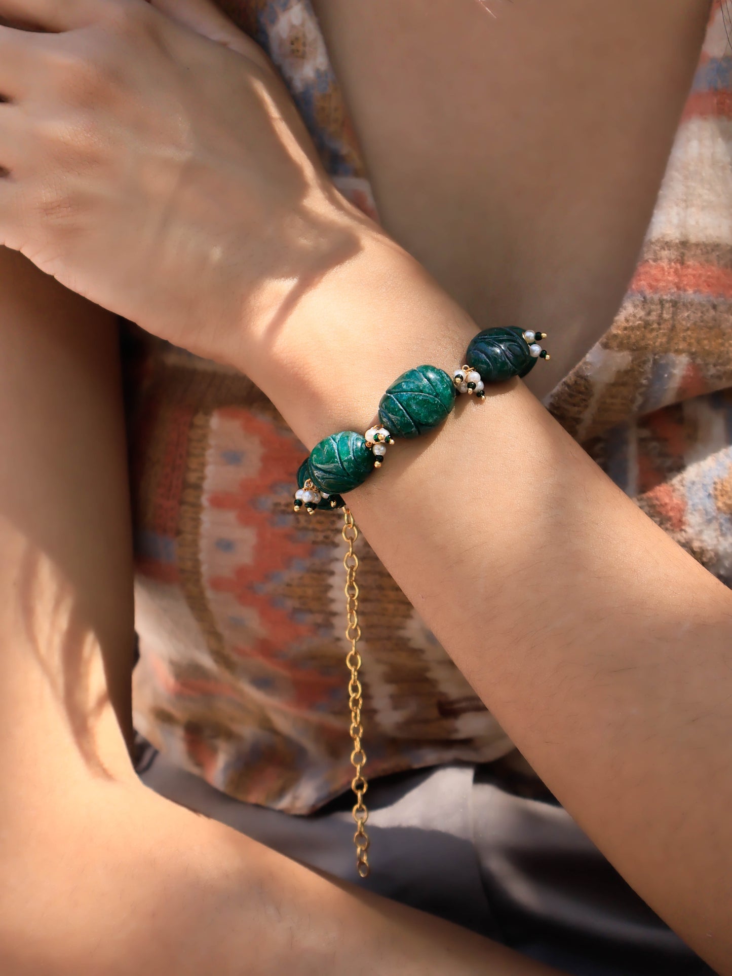 Mirza Green Bracelet