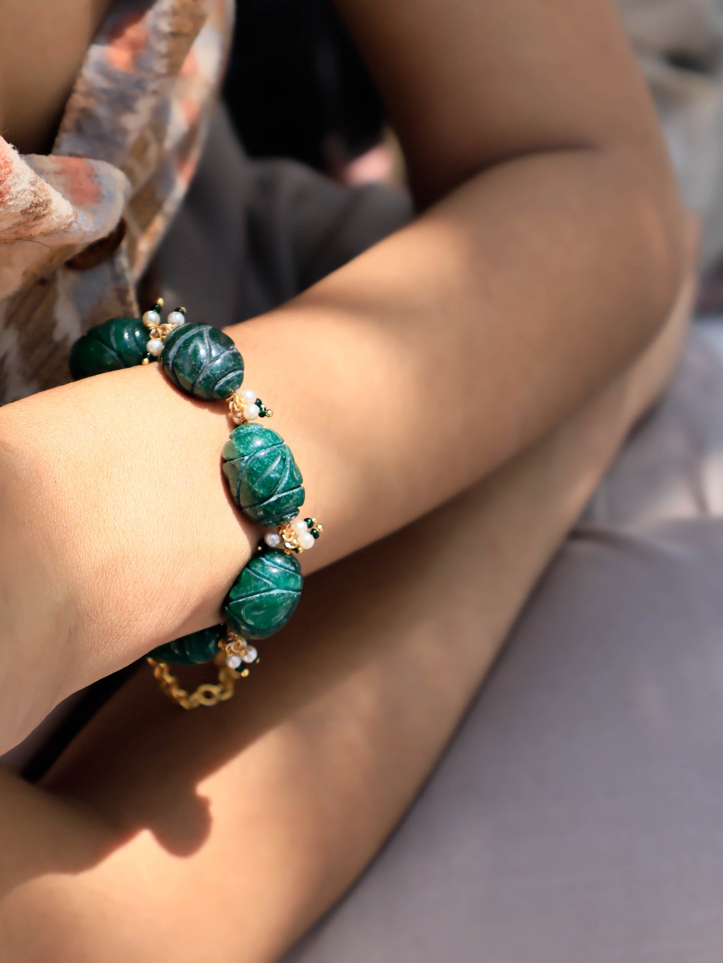 Mirza Green Bracelet