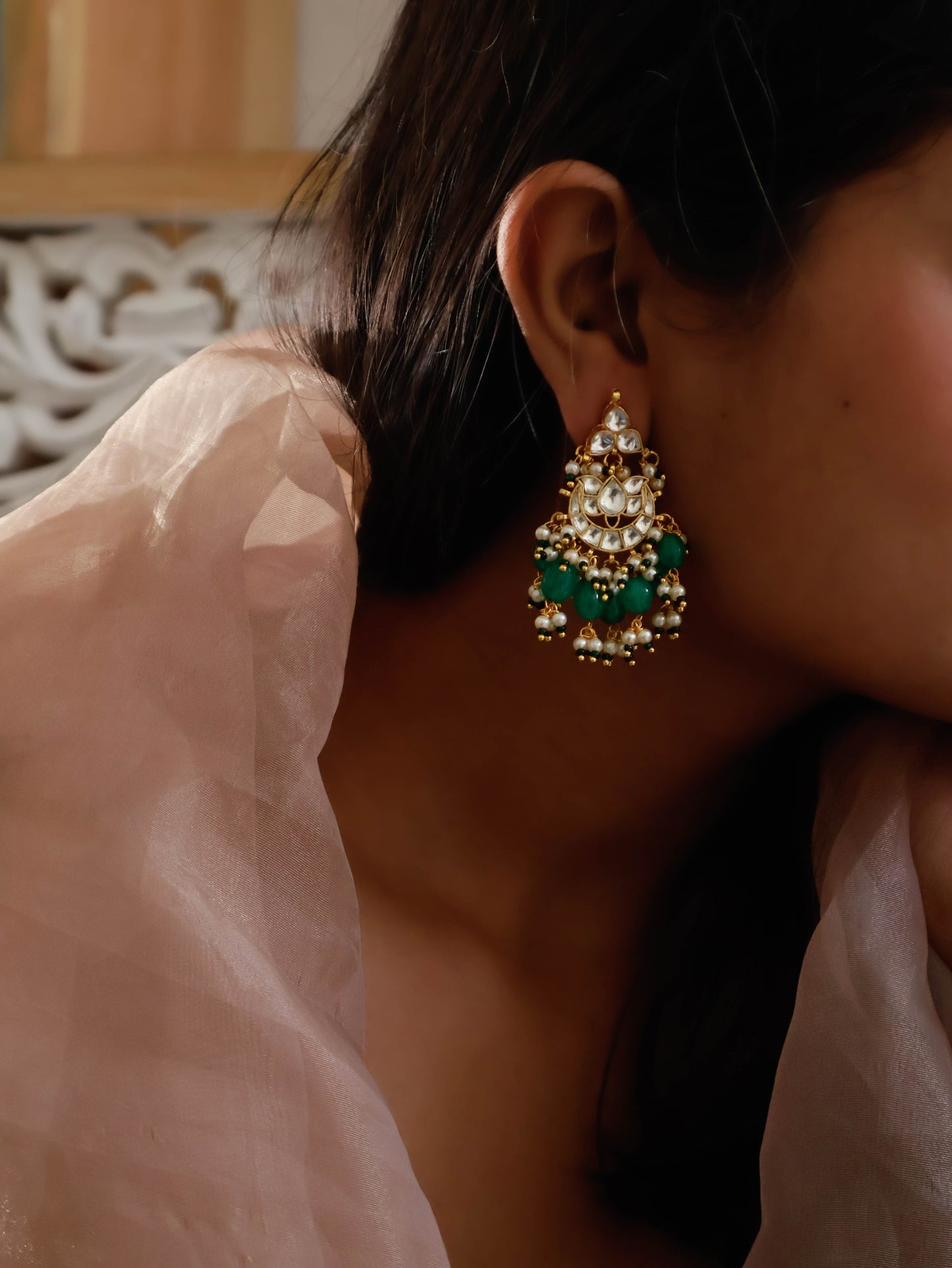 Hiral Kundan Earrings