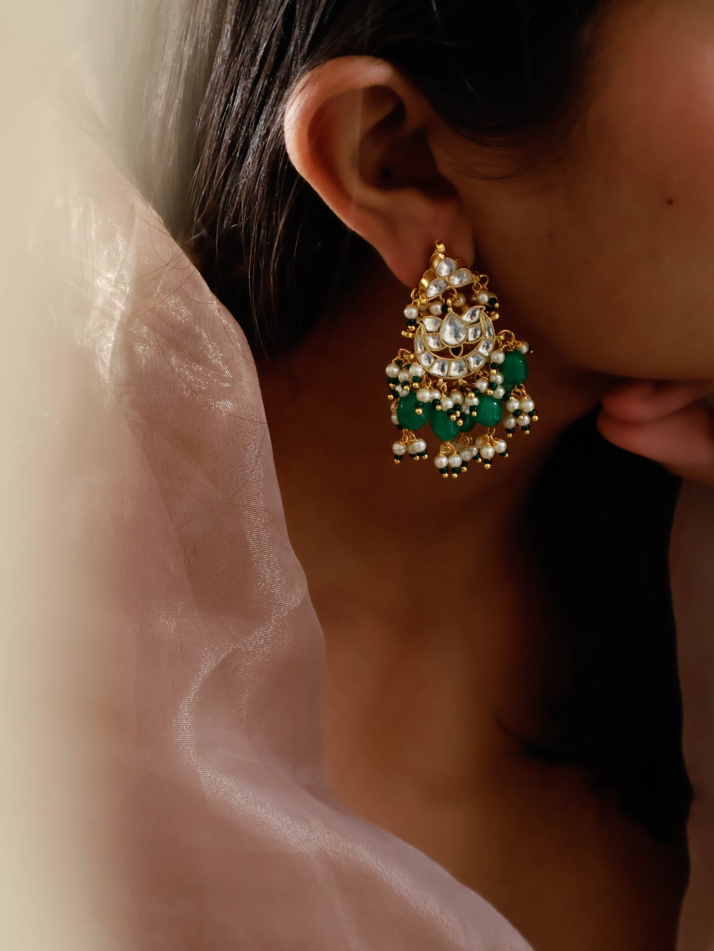 Hiral Kundan Earrings