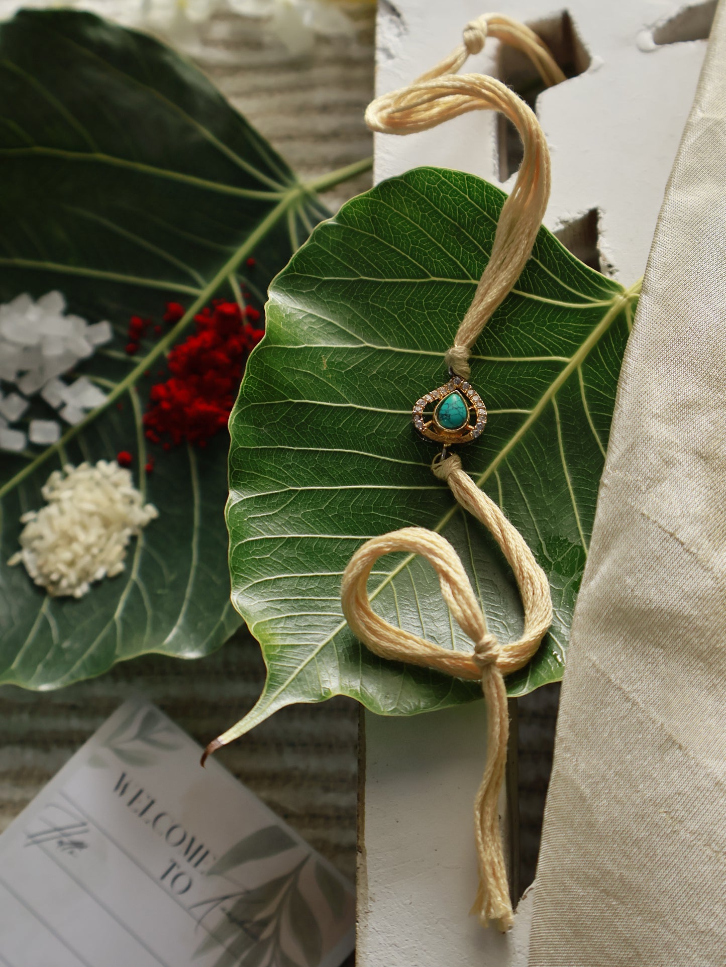 Nishith Turquoise Rakhi
