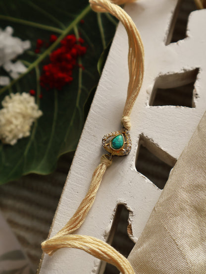 Nishith Turquoise Rakhi