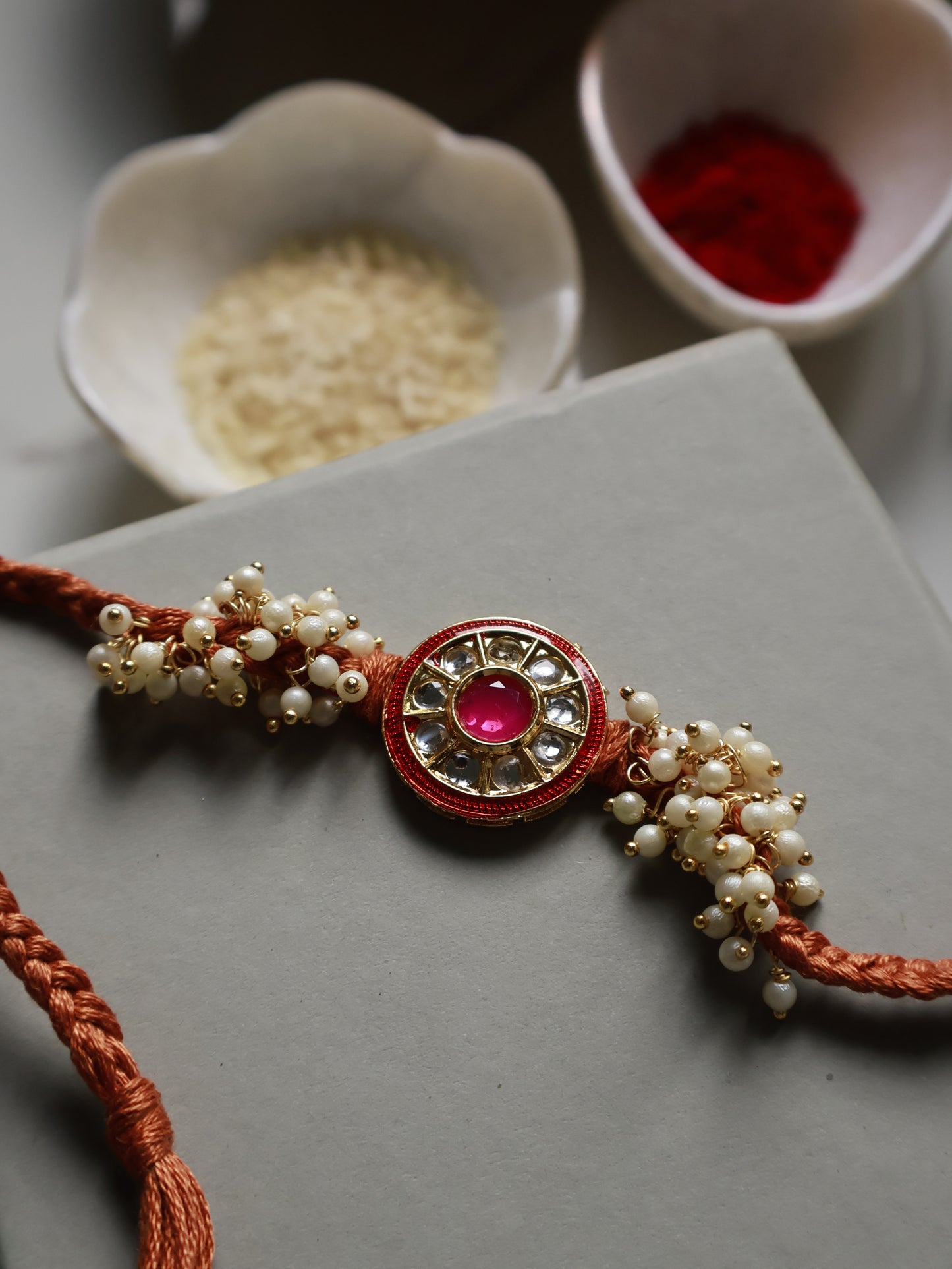 Ojas Orange Rakhi