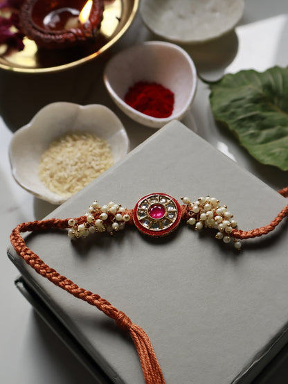 Ojas Orange Rakhi