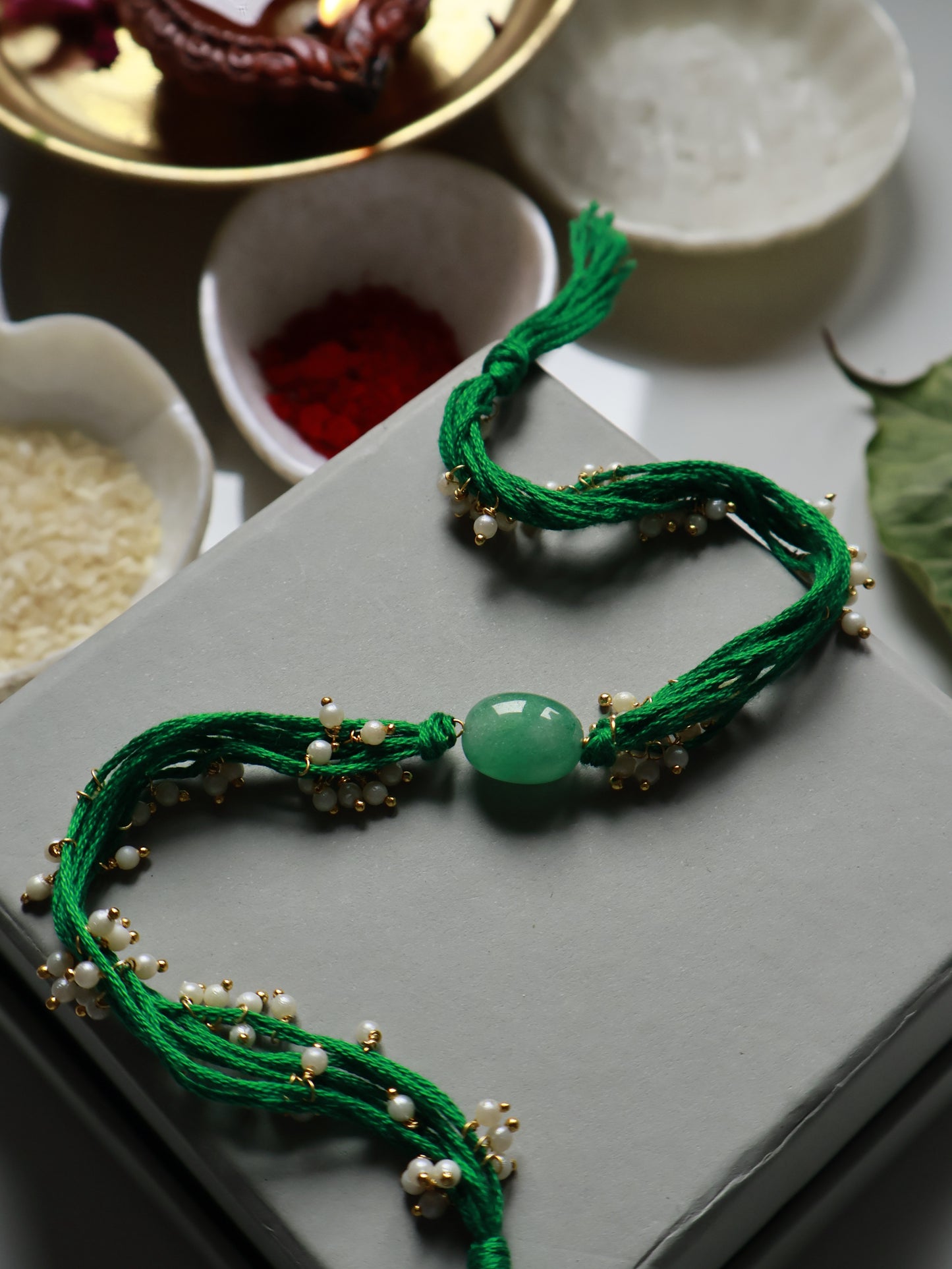 Garg Green Rakhi