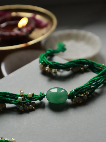 Garg Green Rakhi