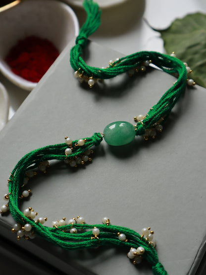 Garg Green Rakhi