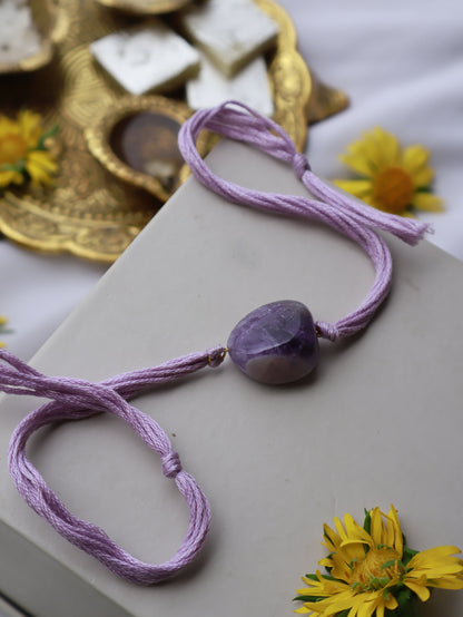 Adeey Purple Rakhi