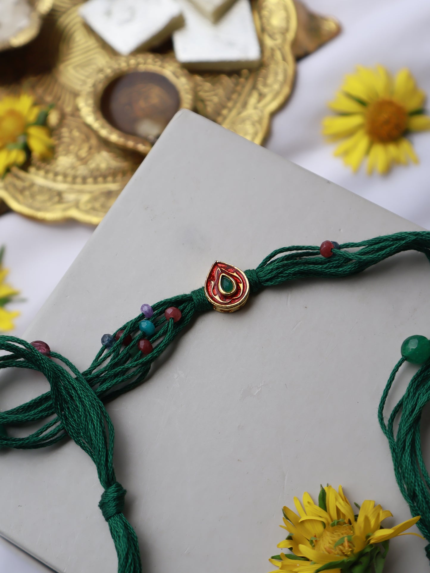 Raghu Green Rakhi