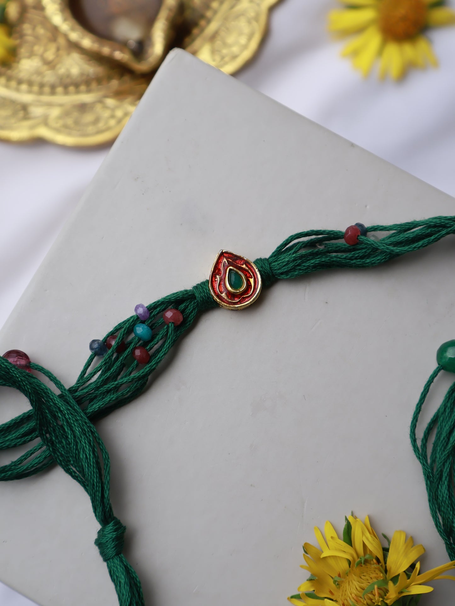 Raghu Green Rakhi
