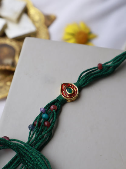 Raghu Green Rakhi