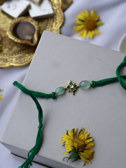 Ankuk Green Rakhi