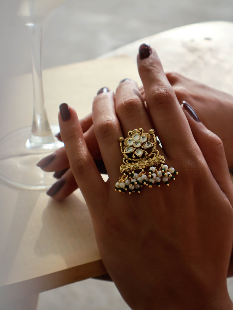 Lima Kundan Ring