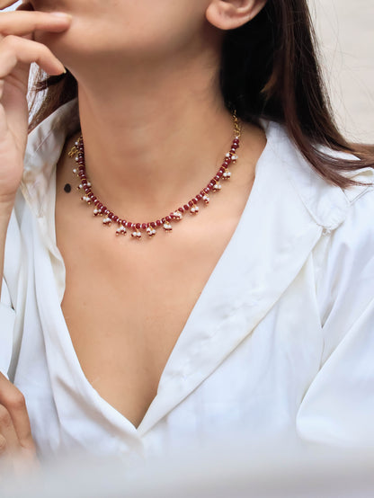 Azra Red Necklace