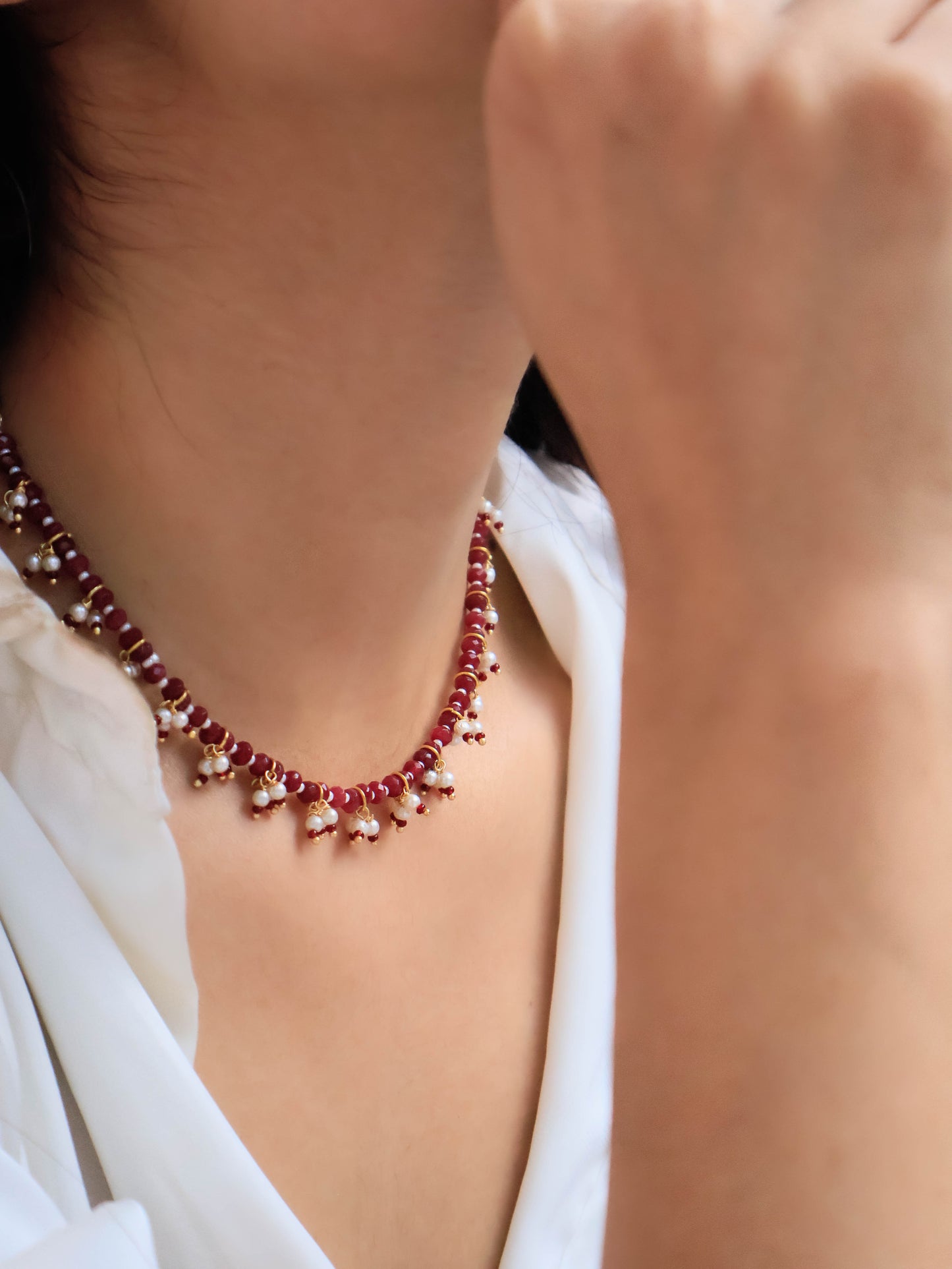 Azra Red Necklace