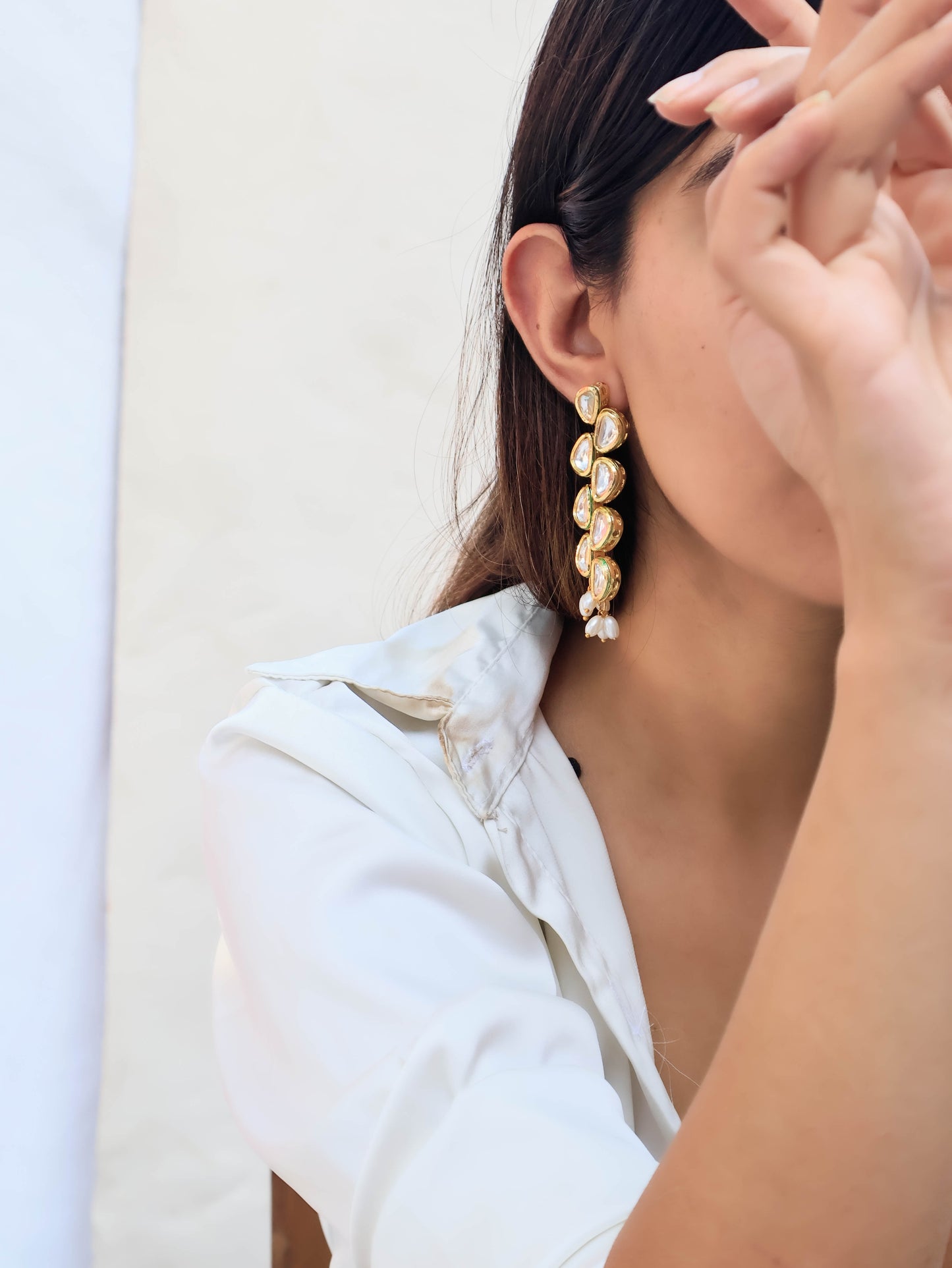 Roohani Kundan Earrings