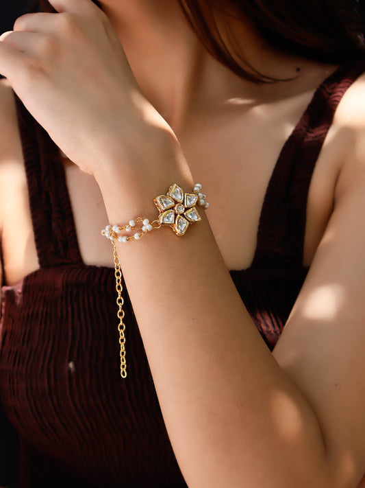 Ivy Kundan Bracelet