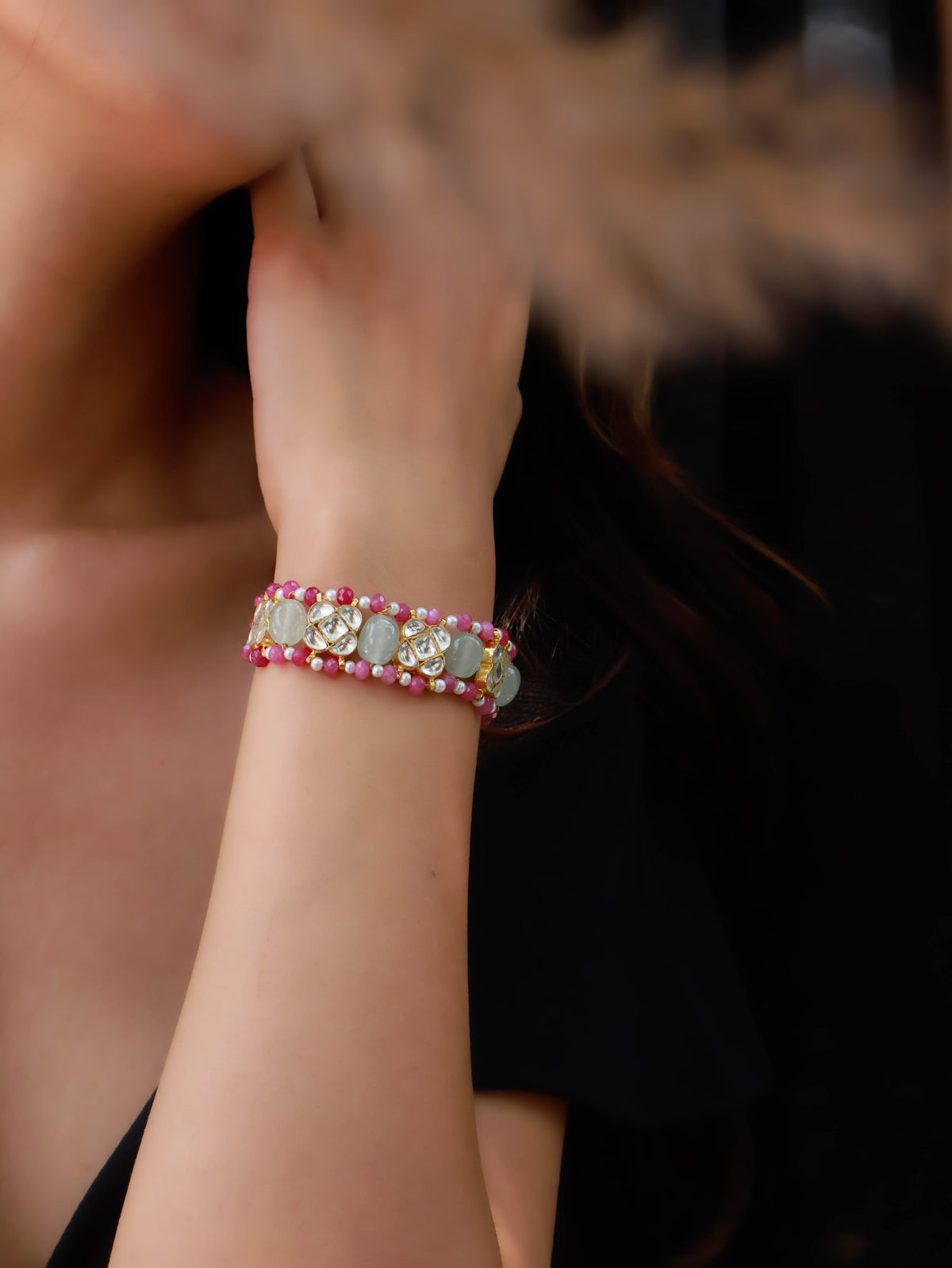 Tanika Kundan Bracelet