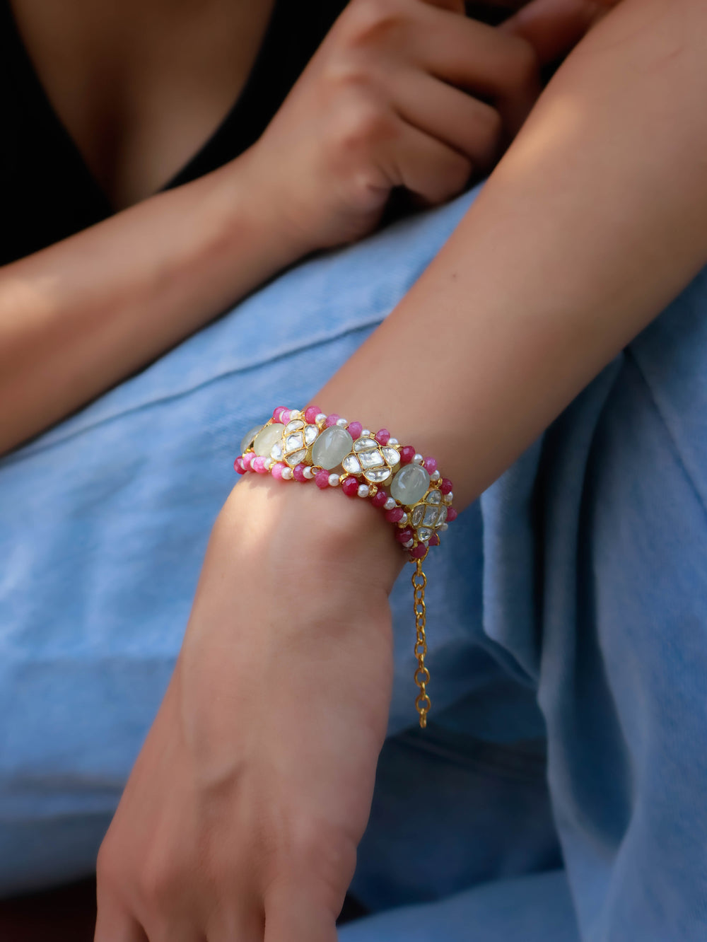 Tanika Kundan Bracelet
