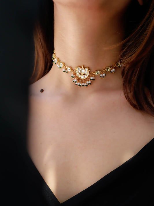 Kefi Kundan Choker Necklace