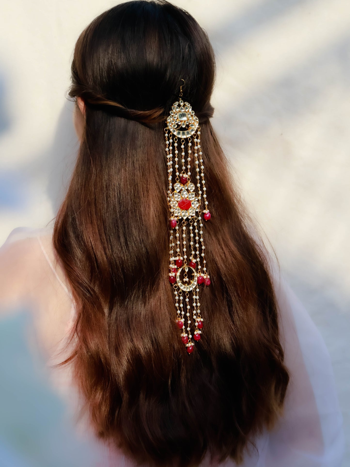 Melissa Kundan and Pearl Hair Pin