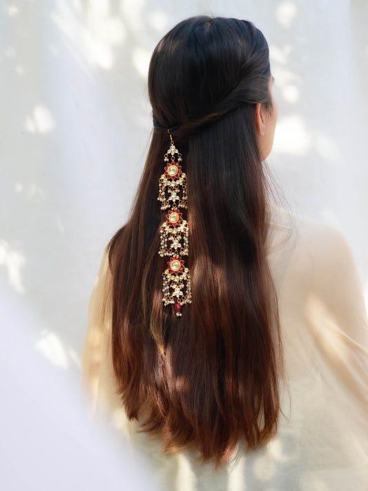 Innessa Kundan and Pearl Hair Pin