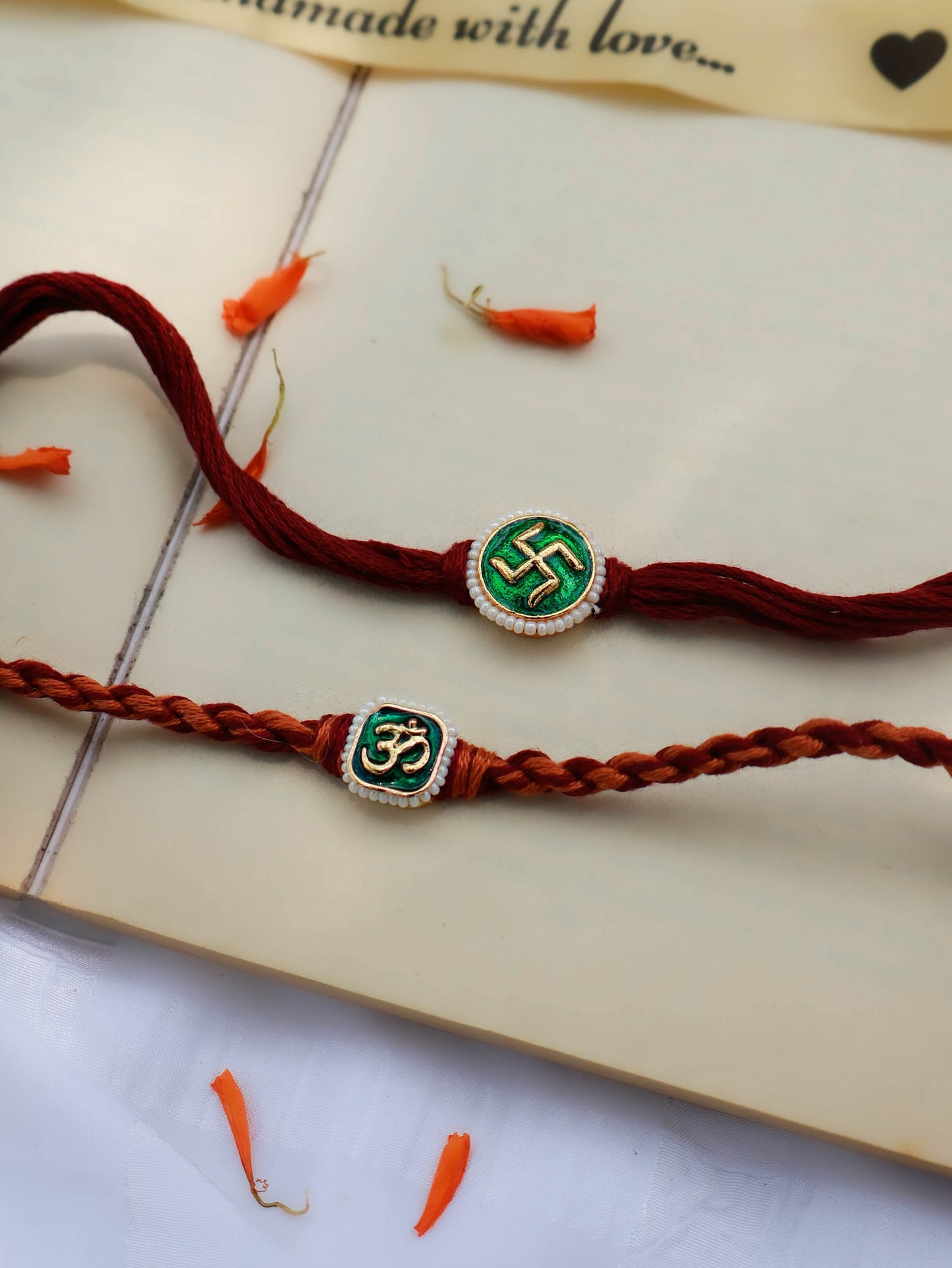 Shresht Om and Swastik Rakhi