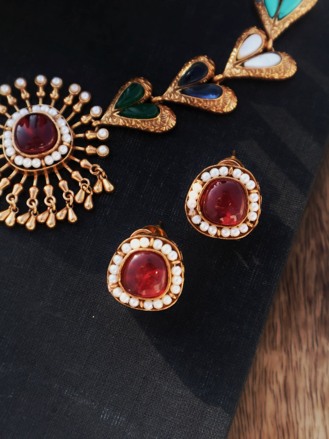 Hayden Multicolored Kundan Choker Necklace Set