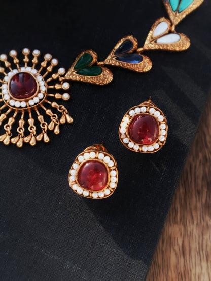 Hayden Multicolored Kundan Choker Necklace Set