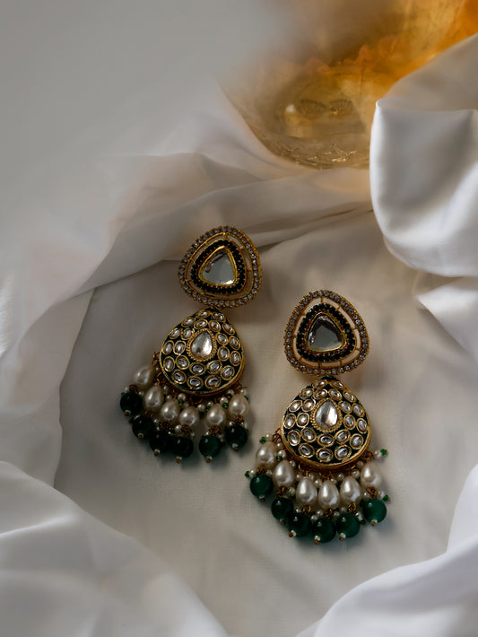 Gianna Green Earrings