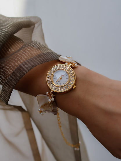 Krupa Baroque Pearls Wrist Watch